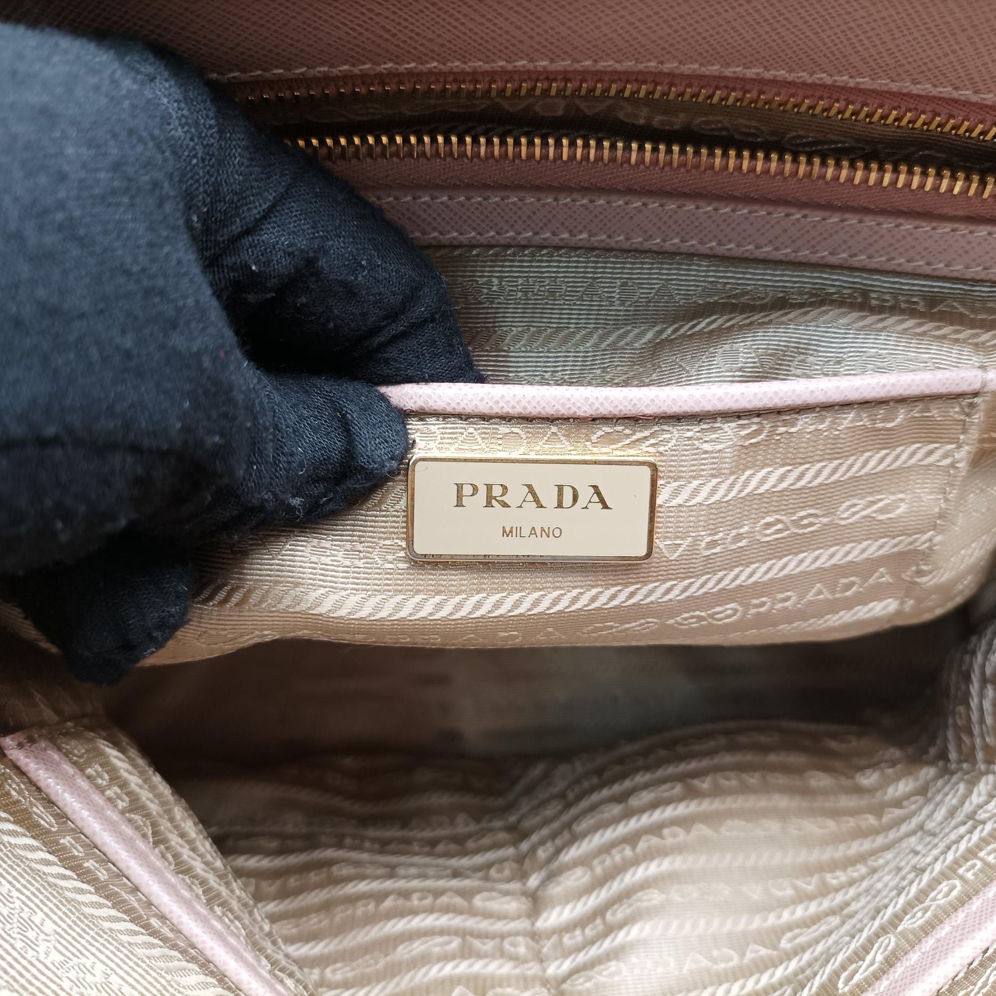 プラダ Prada ショルダーバッグ レディース ガレリア ピンク サフィアーノレザー BN2274 7/R