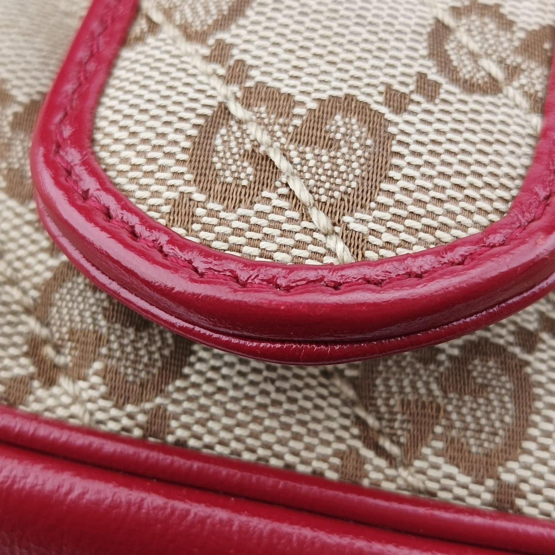 グッチ Gucci ショルダーバッグ レディース GGマーモント カーキ レザー×キャンバス 443497 B031437282