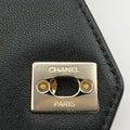 シャネル Chanel ボディバッグ/ウェストバッグ レディース エラフェ シェブロン エンベロープ フラップ ブラック レザー×ラムスキン A57474 26433462