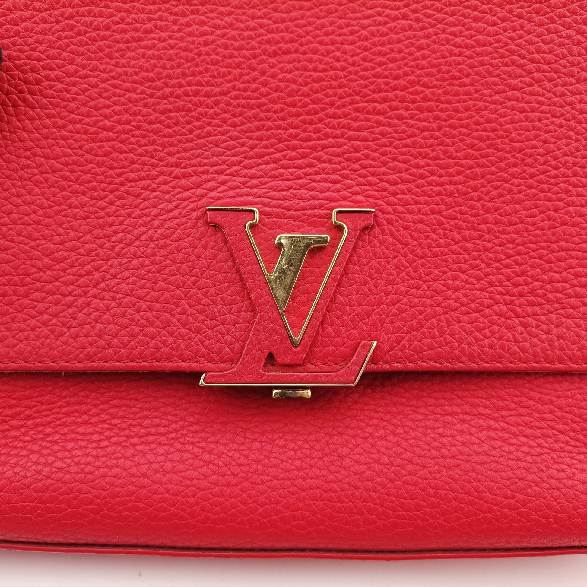 ルイヴィトン Louis Vuitton ショルダーバッグ レディース ヴォルタ レッド トリヨンレザー M50543 MI3165