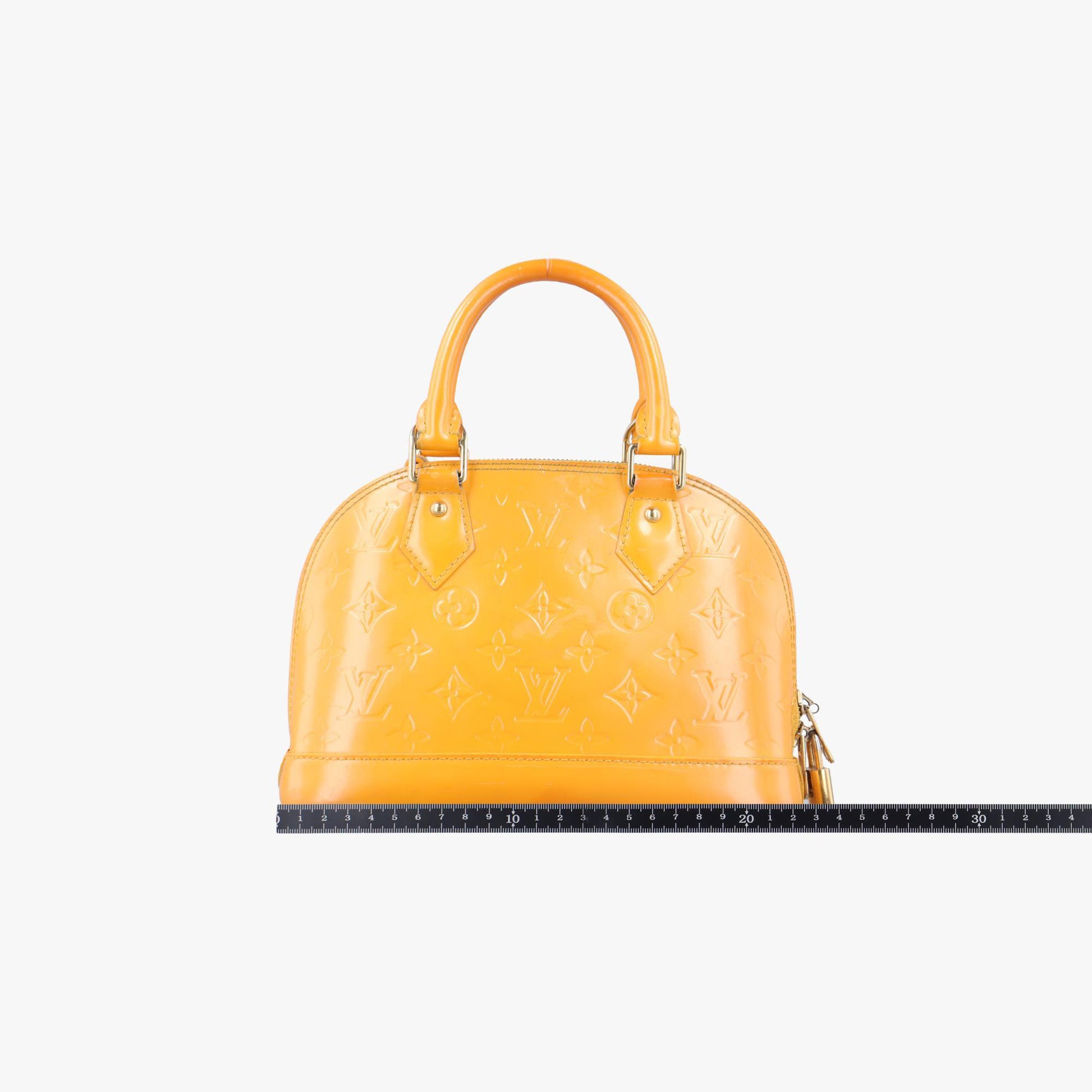 ルイヴィトン Louis Vuitton ショルダーバッグ レディース アルマBB イエロー ヴェルニ M91584 MI1142