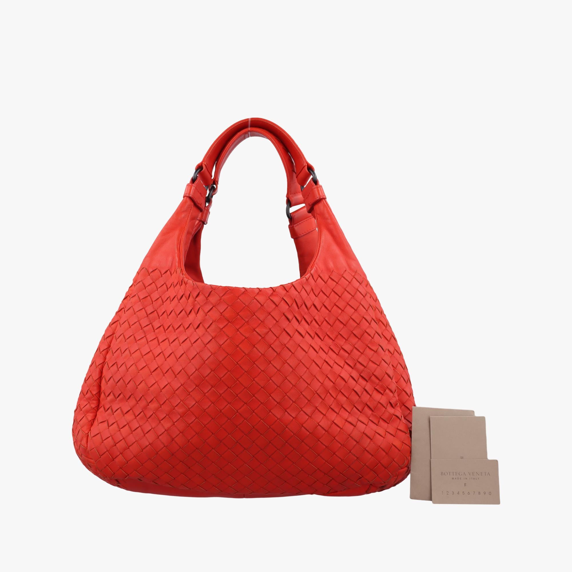 ボッテガヴェネタ Bottega Veneta ハンドバッグ レディース カンパーナ イントレチャート オレンジ ラムスキン B00292711S