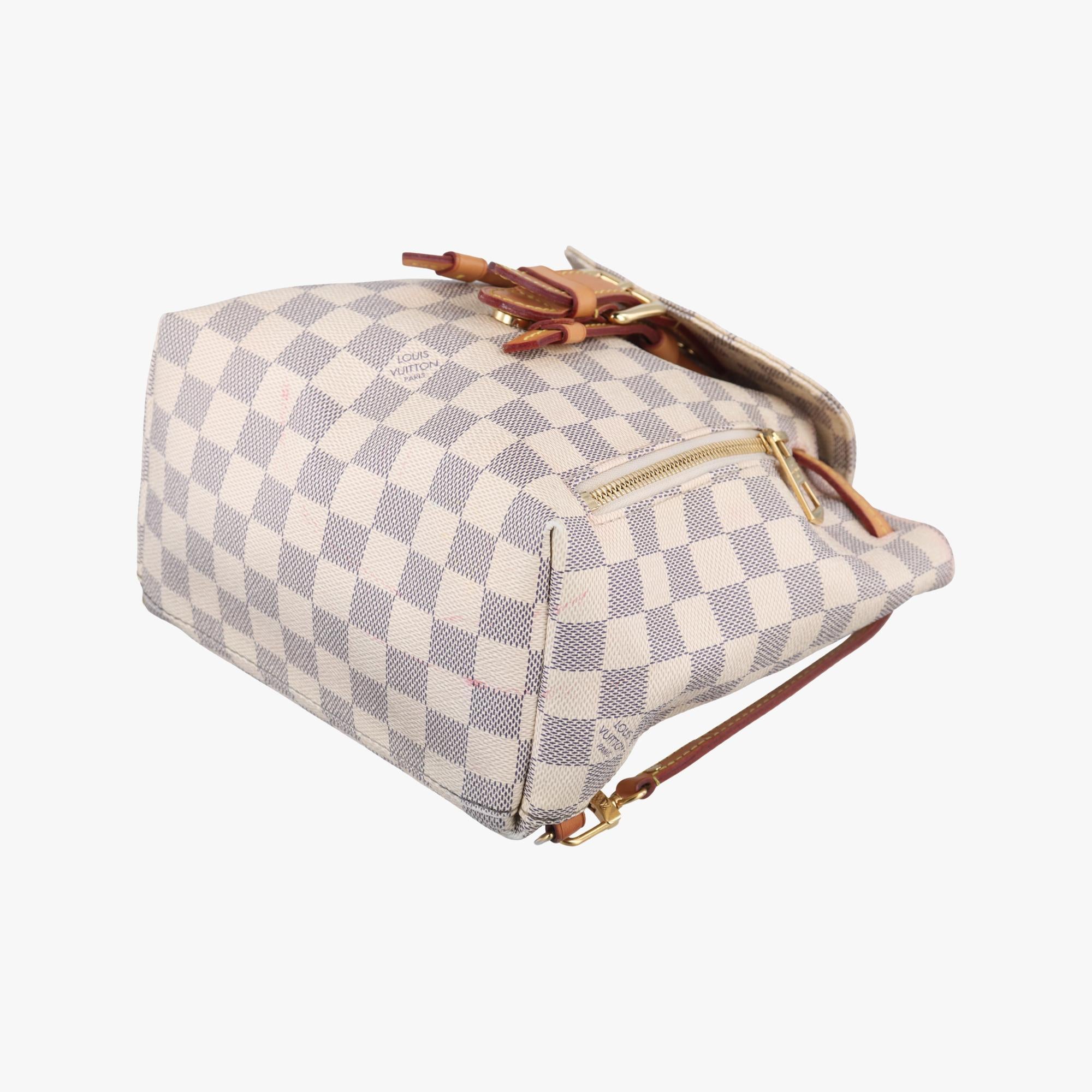 ルイヴィトン Louis Vuitton リュック/バックパック レディース スペロンBB ホワイト ダミエキャンバス N44026 SR1107