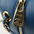 シャネル Chanel ショルダーバッグ レディース カジュアル カメラ ブルー レザー AS0538 27863420