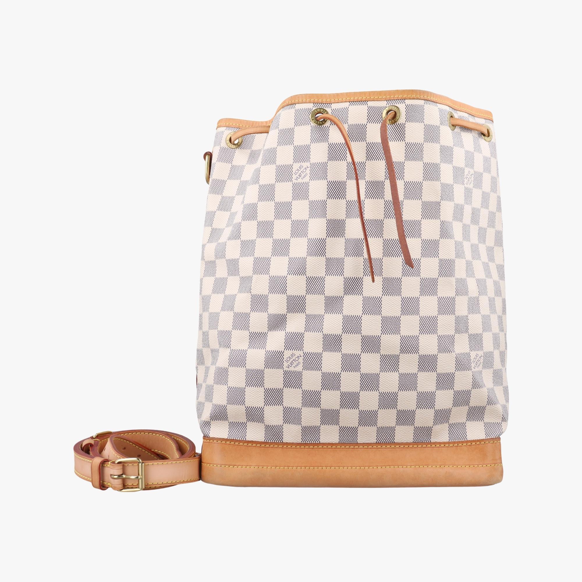 ルイヴィトン Louis Vuitton ショルダーバッグ レディース ノエ ホワイト ダミエキャンバス N42222 AR4029