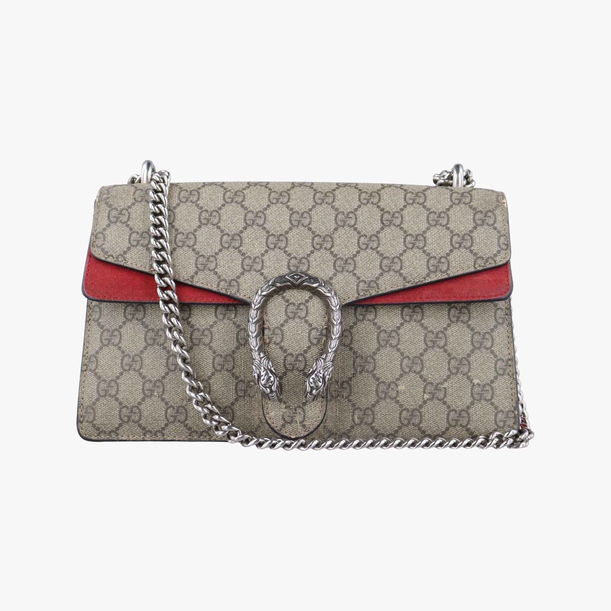 グッチ Gucci ショルダーバッグ レディース ディオニュソス グレー PVCコーティングキャンバス×スエード 400249 D023711596