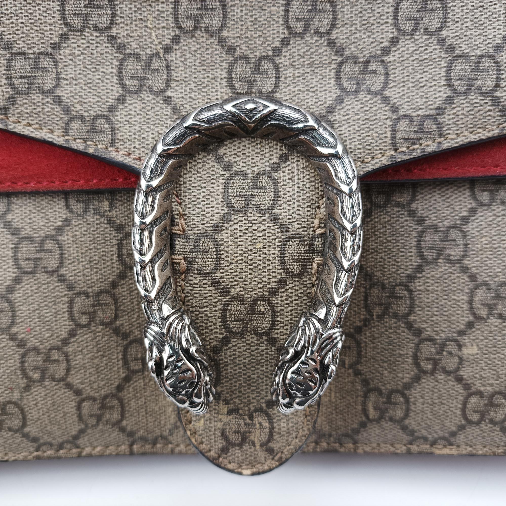 グッチ Gucci ショルダーバッグ レディース ディオニュソス グレー PVCコーティングキャンバス×スエード 400249 D023711596