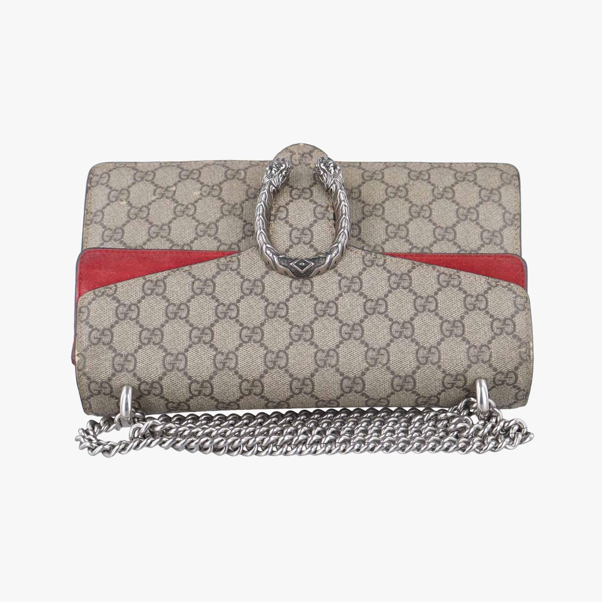 グッチ Gucci ショルダーバッグ レディース ディオニュソス グレー PVCコーティングキャンバス×スエード 400249 D023711596