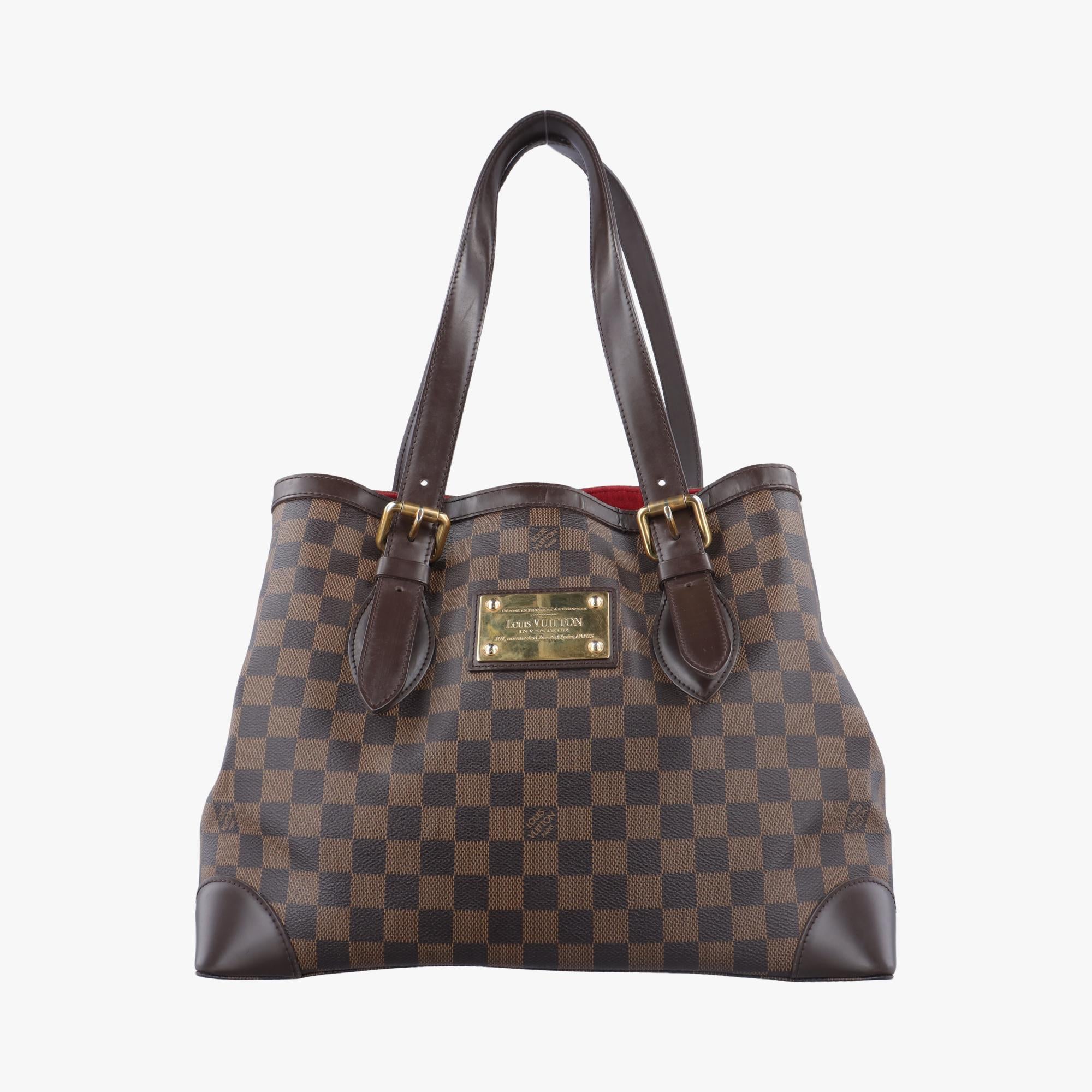 ルイヴィトン Louis Vuitton ショルダーバッグ レディース ハムプステッドMM ブラウン ダミエキャンバス N51204