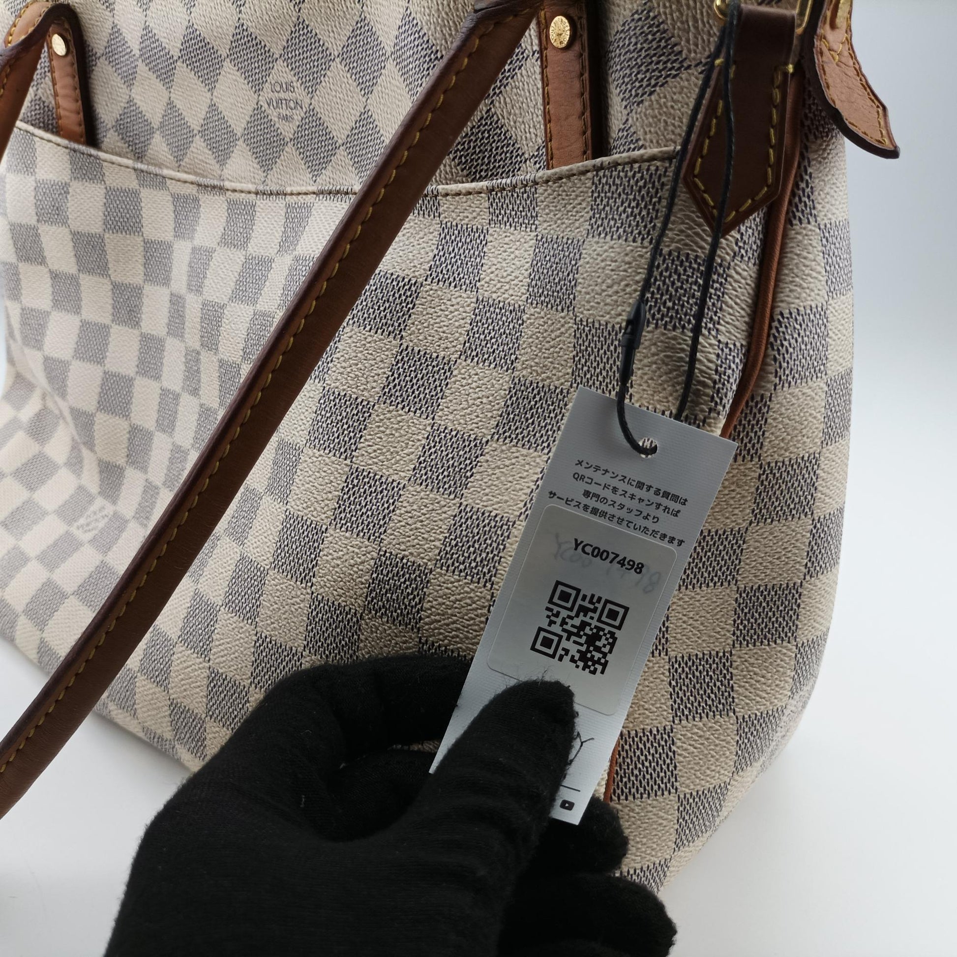 ルイヴィトン Louis Vuitton ショルダーバッグ レディース フィジェリPM ホワイト ダミエキャンバス N41176 SN4191