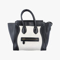 セリーヌ Celine ハンドバッグ レディース ラゲージミニショッパー ブラック レザー F-VP-0152 F-UP-0162