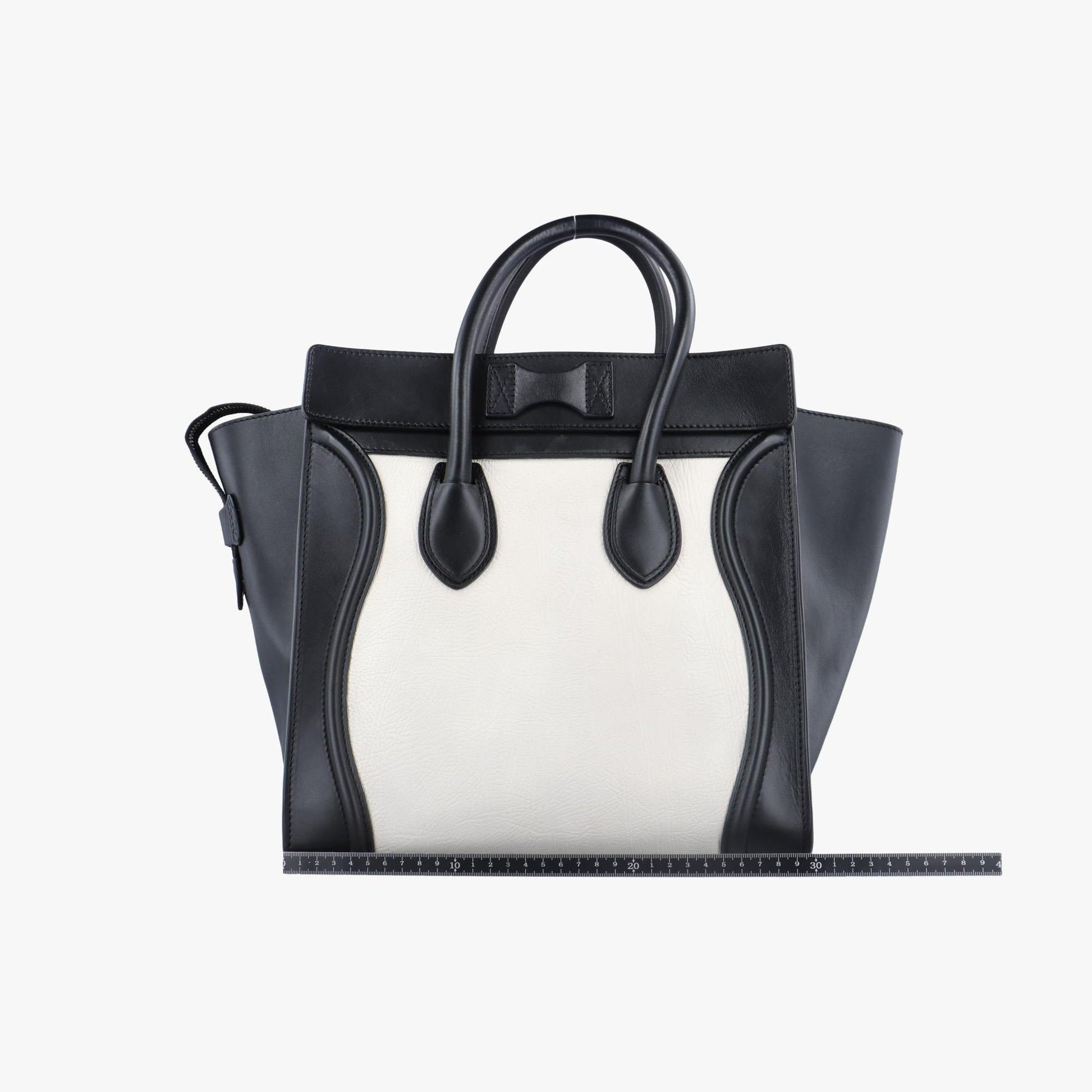 セリーヌ Celine ハンドバッグ レディース ラゲージミニショッパー ブラック レザー F-VP-0152 F-UP-0162