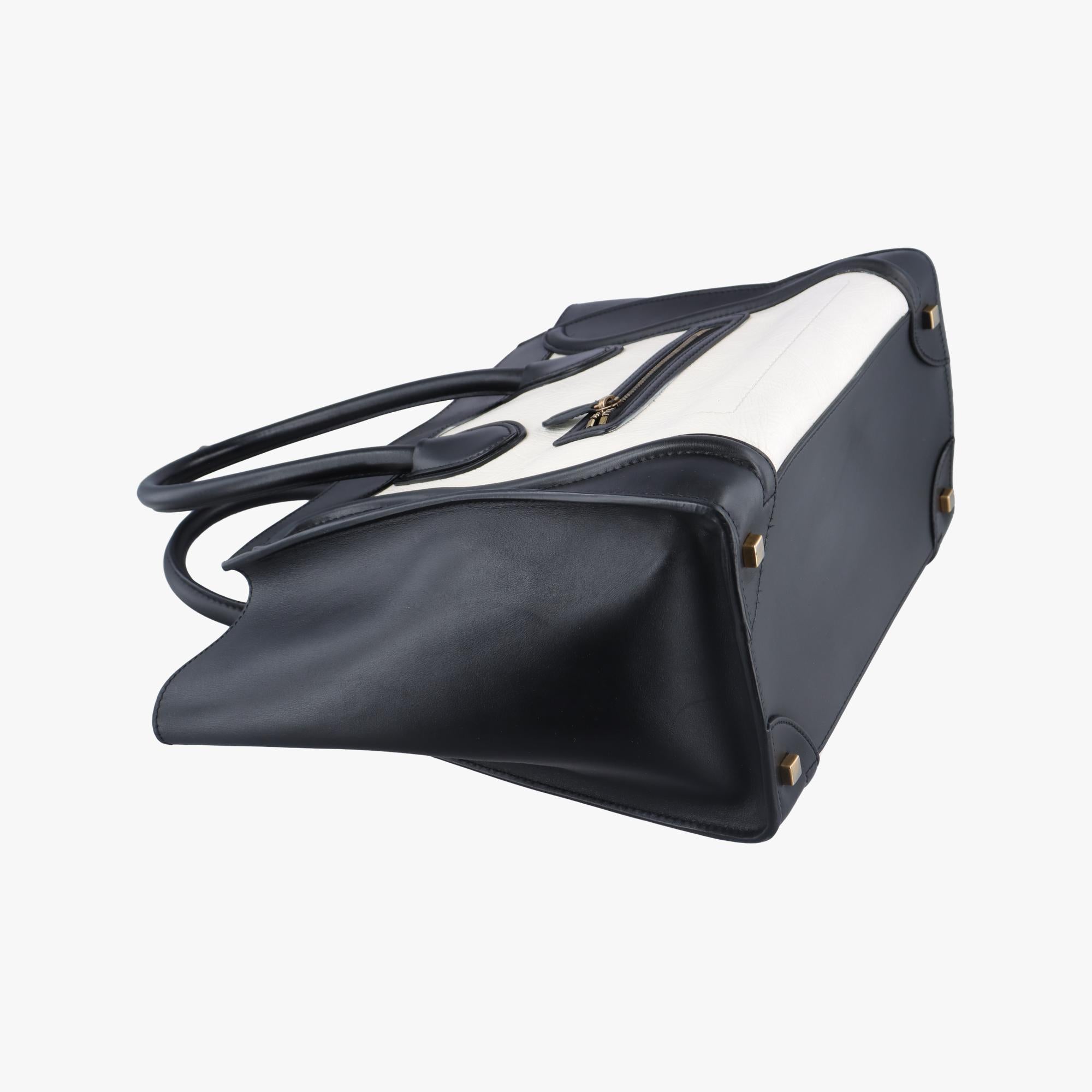 セリーヌ Celine ハンドバッグ レディース ラゲージミニショッパー ブラック レザー F-VP-0152 F-UP-0162