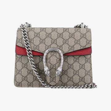 グッチ Gucci ショルダーバッグ レディース ディオニュソス グレー PVCコーティングキャンバス×スエード 421970 H026105550