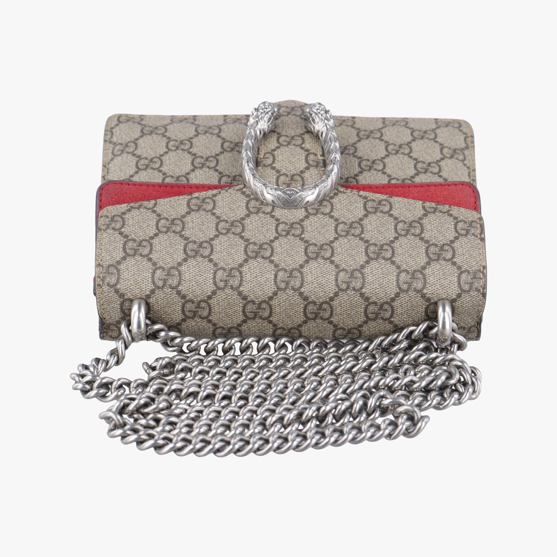 グッチ Gucci ショルダーバッグ レディース ディオニュソス グレー PVCコーティングキャンバス×スエード 421970 H026105550