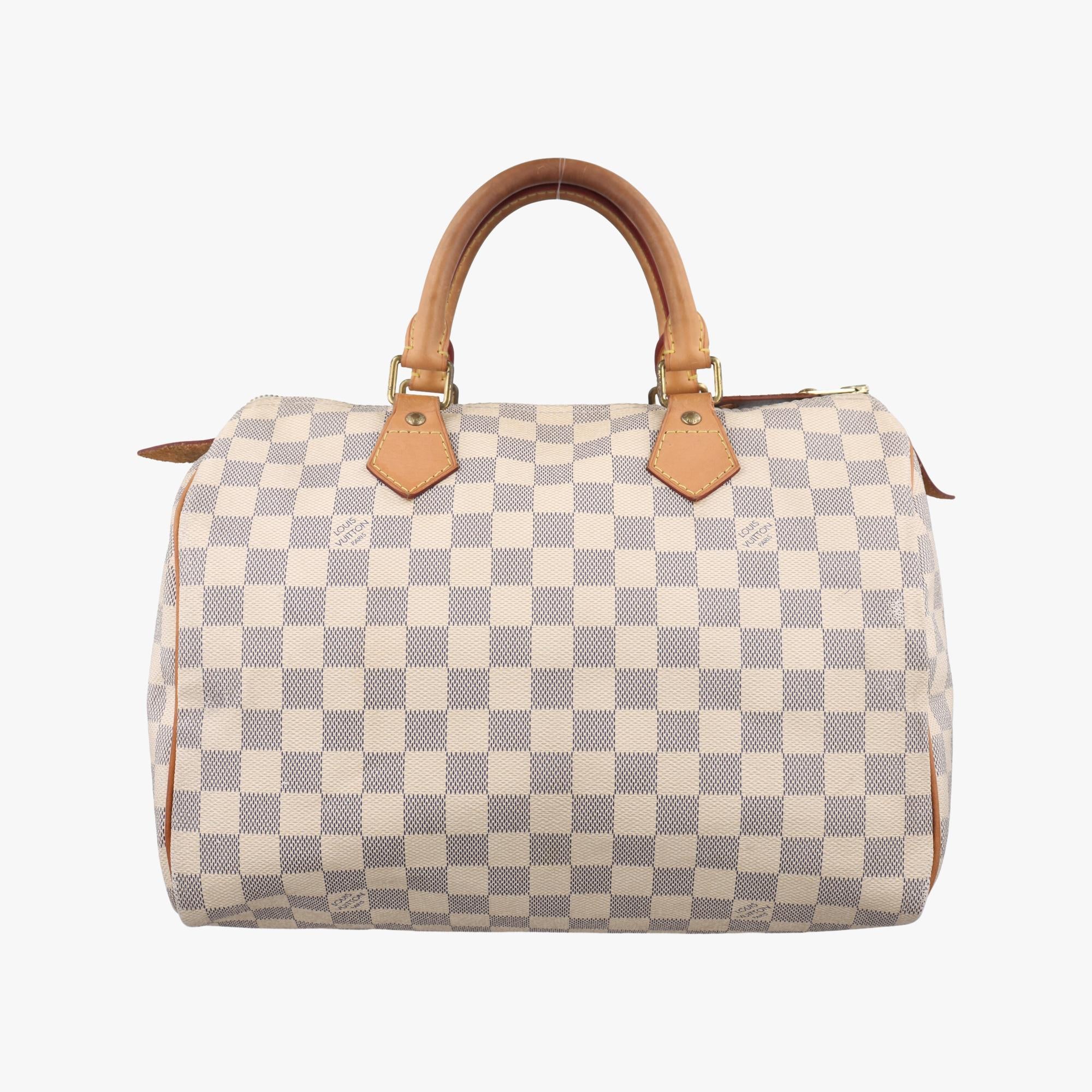 ルイヴィトン Louis Vuitton ボストンバッグ レディース スピーディ30 ホワイト ダミエキャンバス N41533 BA5103