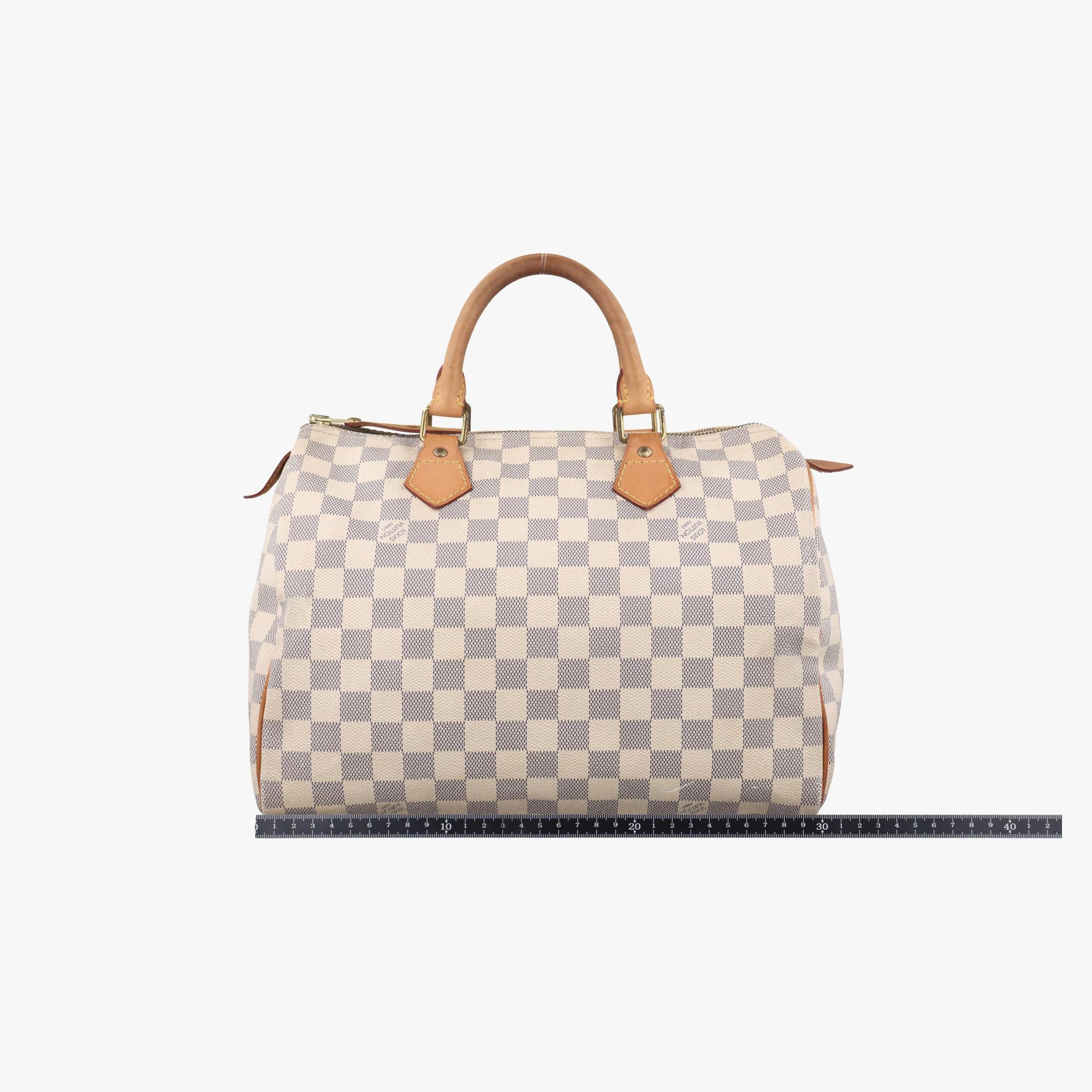 ルイヴィトン Louis Vuitton ボストンバッグ レディース スピーディ30 ホワイト ダミエキャンバス N41533 BA5103