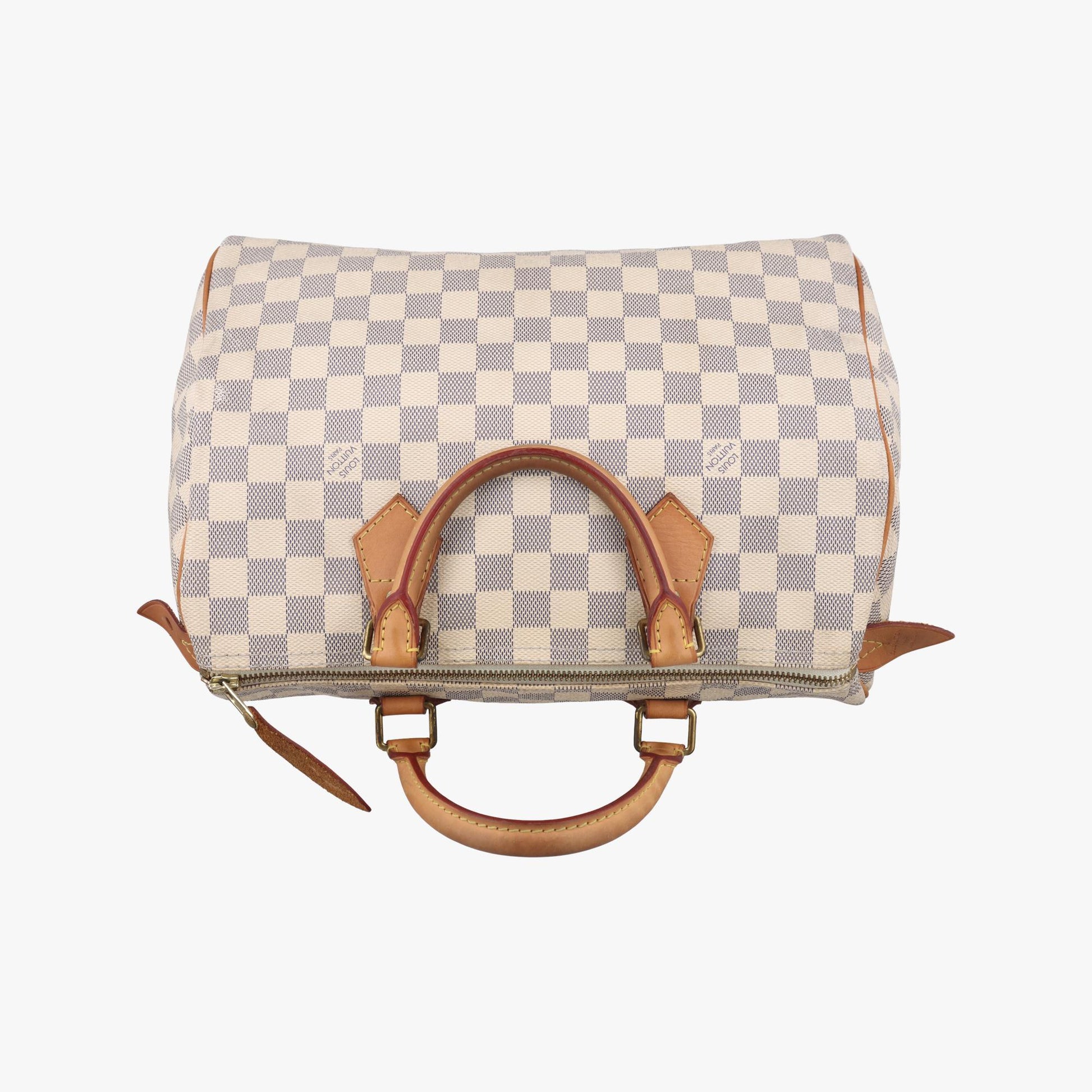 ルイヴィトン Louis Vuitton ボストンバッグ レディース スピーディ30 ホワイト ダミエキャンバス N41533 BA5103