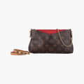 ルイヴィトン Louis Vuitton ショルダーバッグ レディース パラス クラッチ ブラウン モノグラムキャンバス×カーフレザー M41638 CA1148