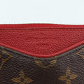 ルイヴィトン Louis Vuitton ショルダーバッグ レディース パラス クラッチ ブラウン モノグラムキャンバス×カーフレザー M41638 CA1148