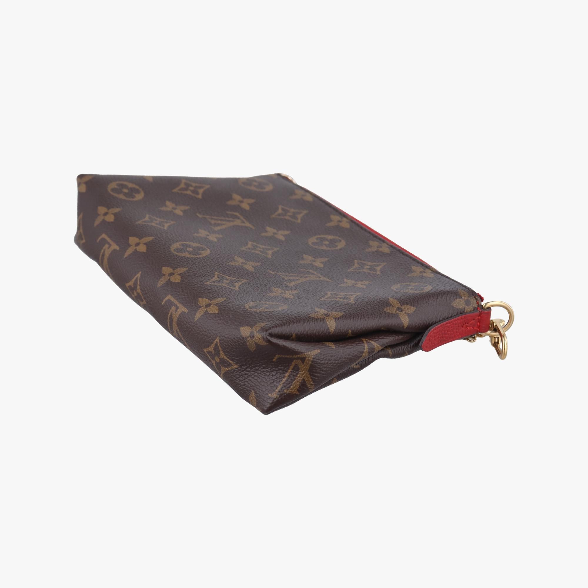 ルイヴィトン Louis Vuitton ショルダーバッグ レディース パラス クラッチ ブラウン モノグラムキャンバス×カーフレザー M41638 CA1148