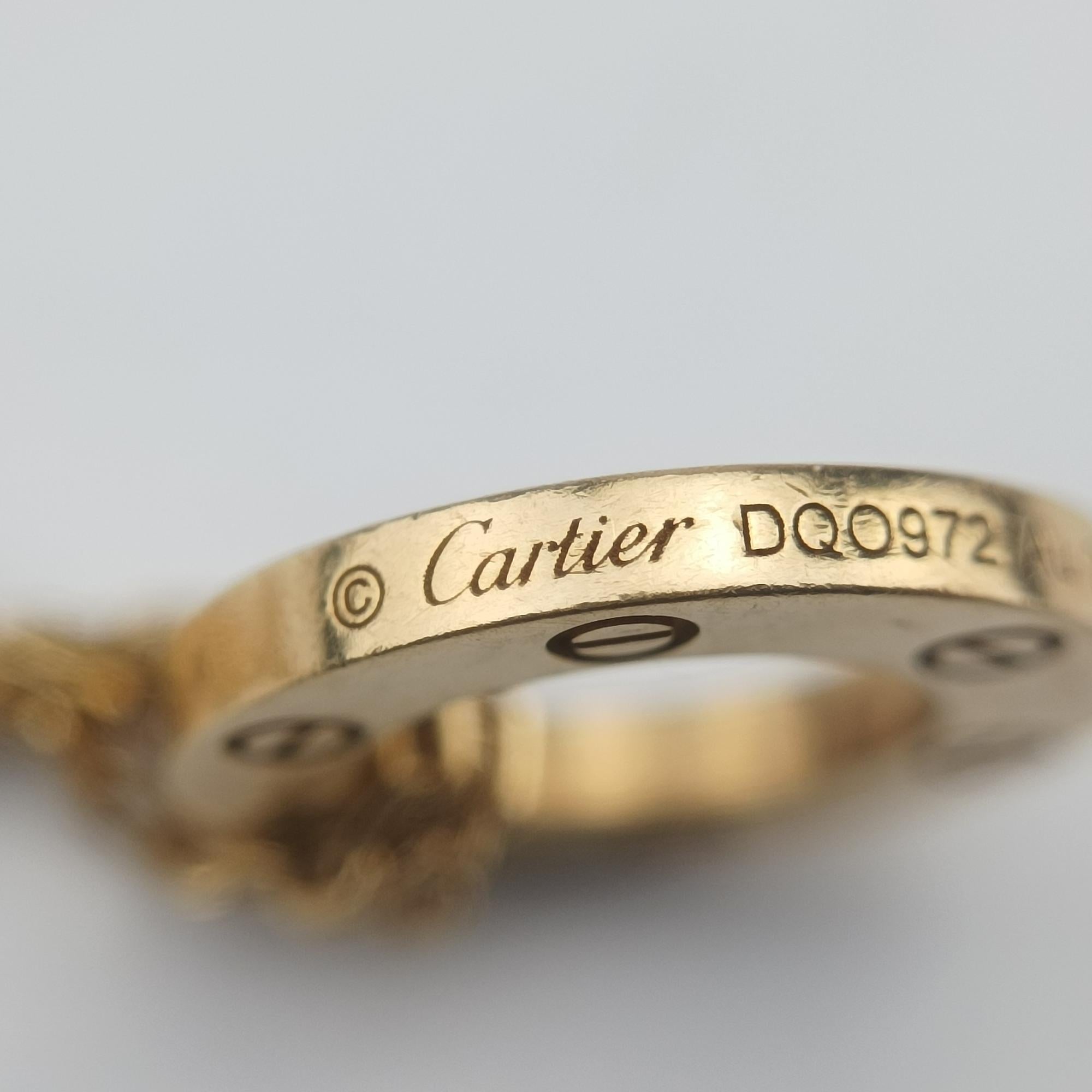 カルティエ Cartier ブレスレット レディース ラブサークル ダイヤモンド ゴールド AU750 DQO972