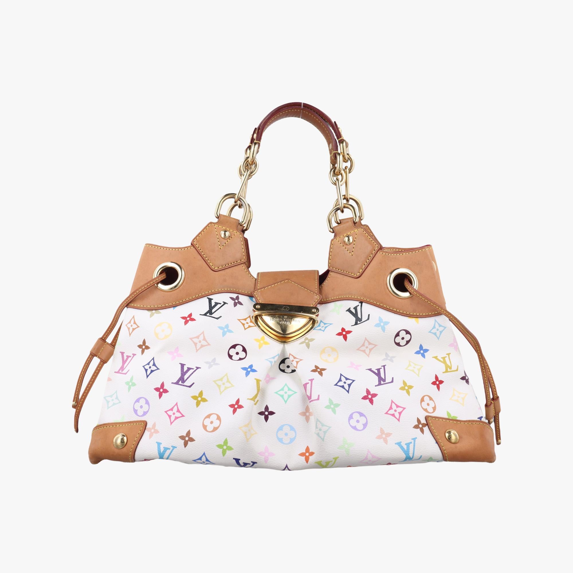 ルイヴィトン Louis Vuitton ハンドバッグ レディース ウルスラ ホワイト モノグラム マルチカラー M40123