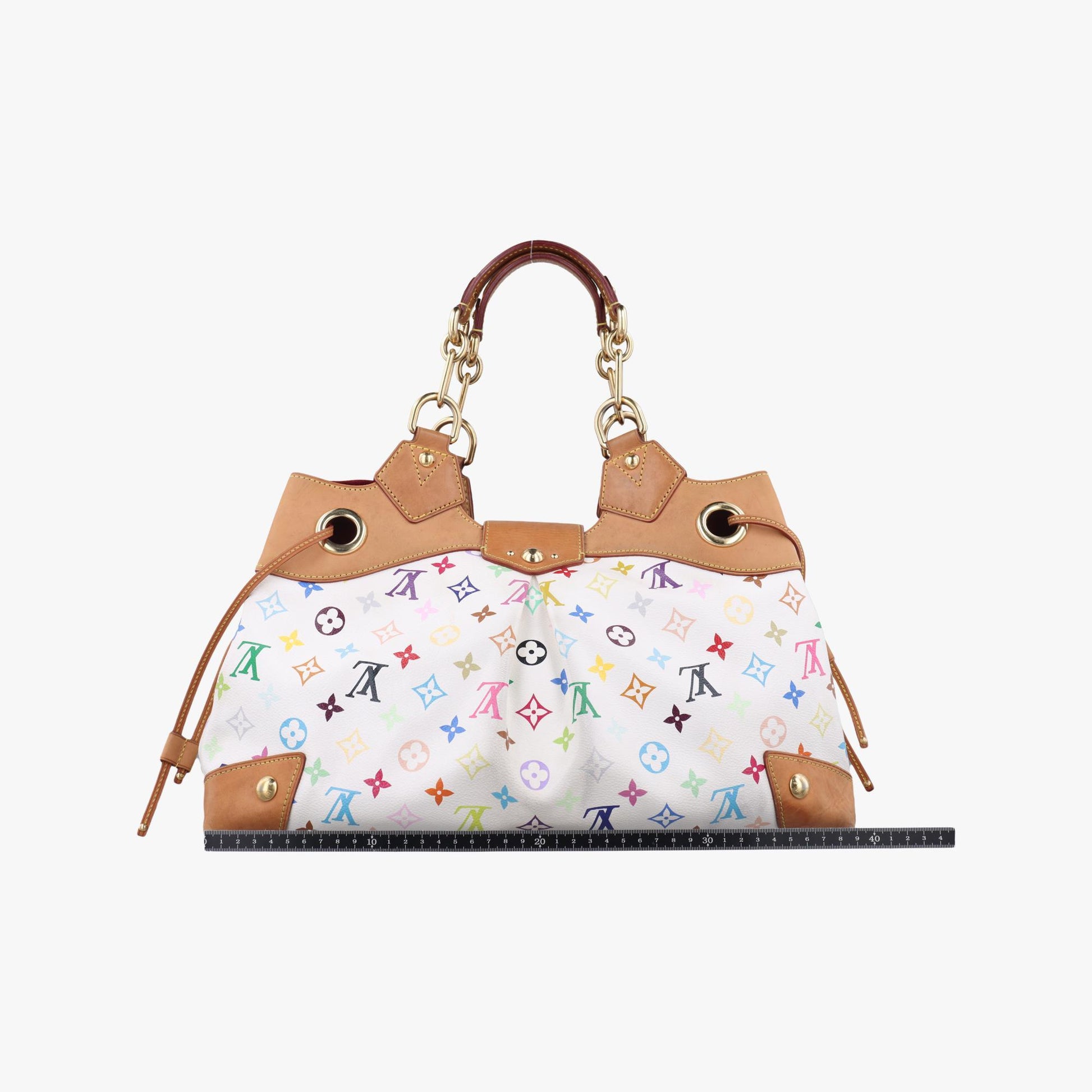 ルイヴィトン Louis Vuitton ハンドバッグ レディース ウルスラ ホワイト モノグラム マルチカラー M40123