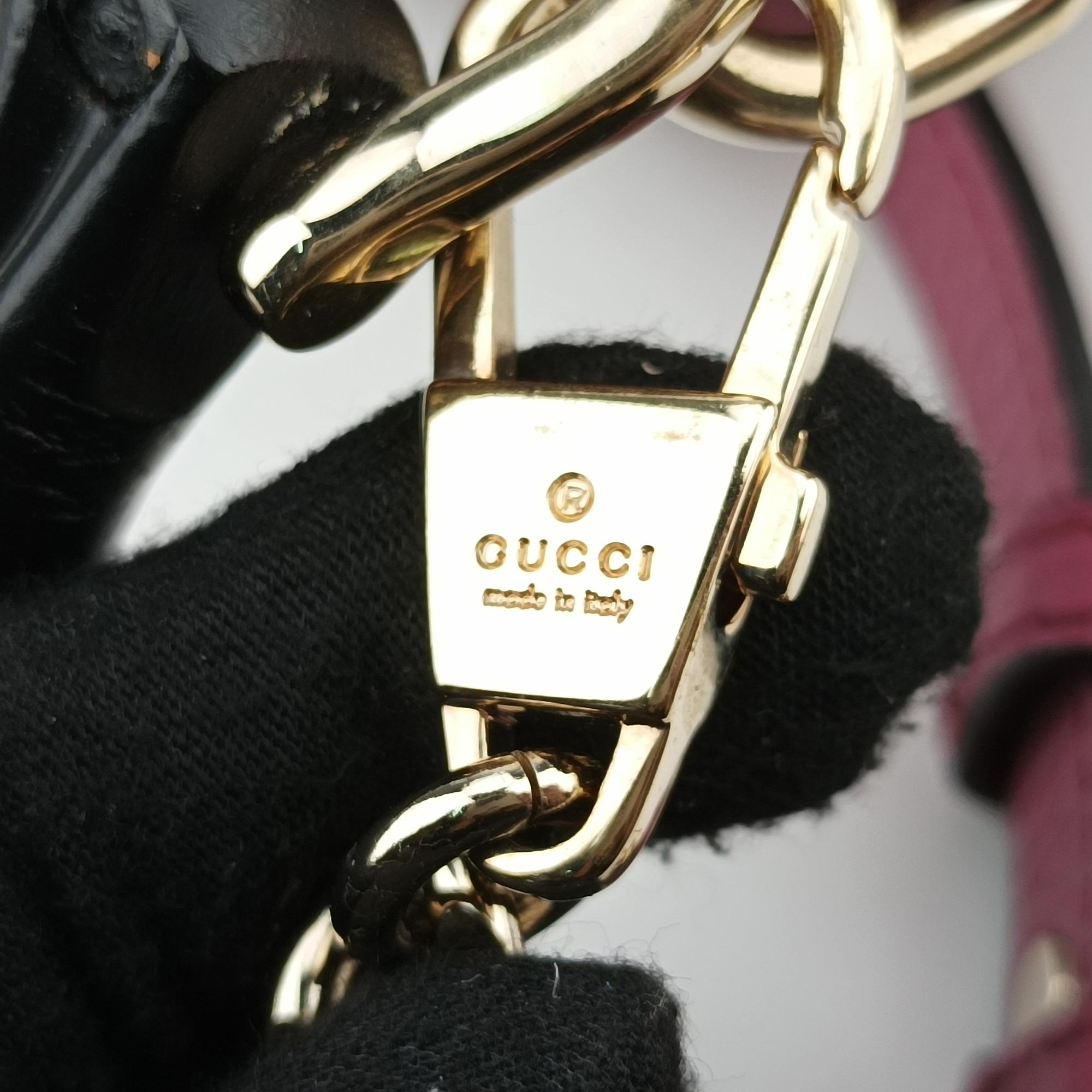 グッチ Gucci ショルダーバッグ レディース バンブー フリンジ タッセル バケット パープル レザー 387613 D018808126