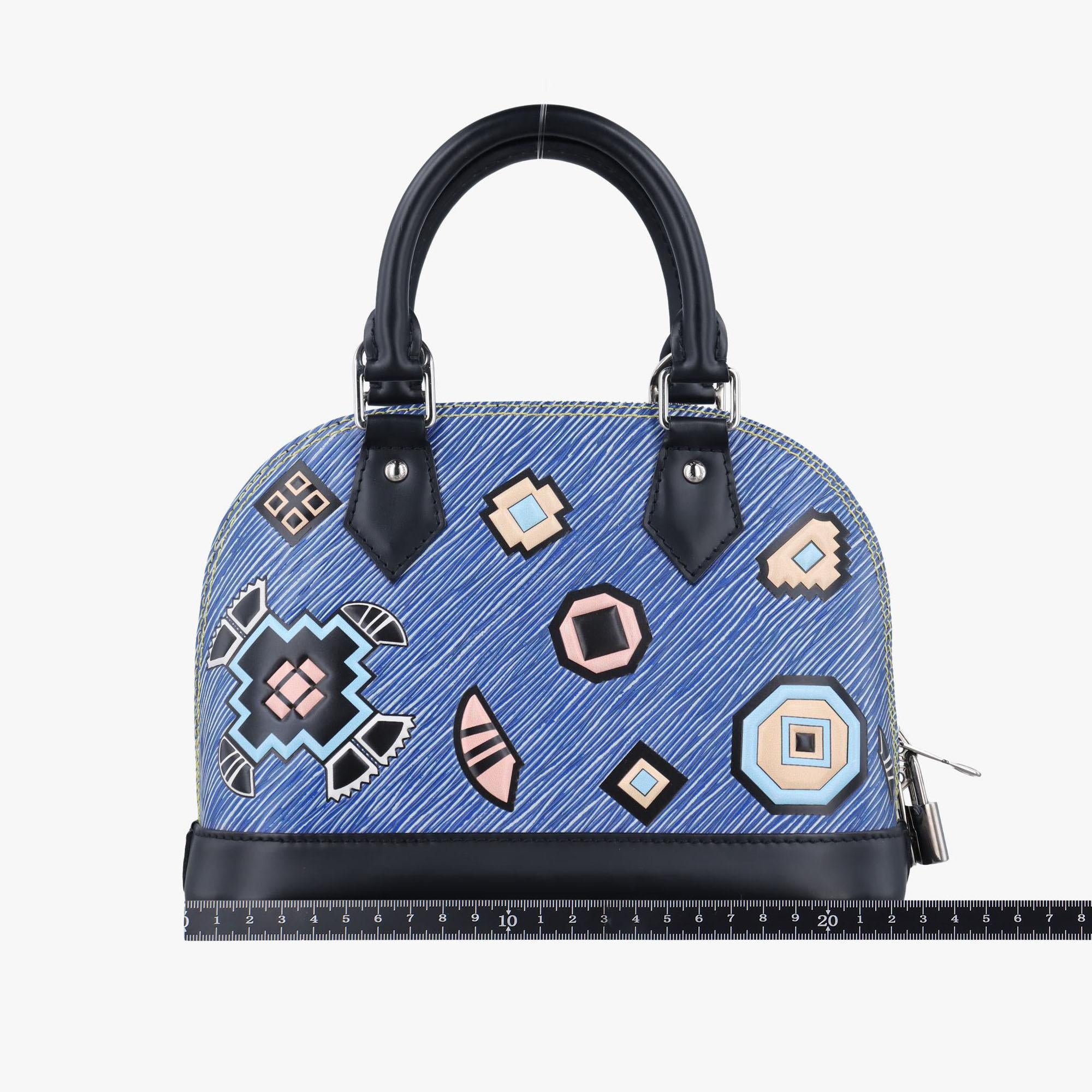 ルイヴィトン Louis Vuitton ショルダーバッグ レディース アルマBB ブルー エピ M50833 FL3165