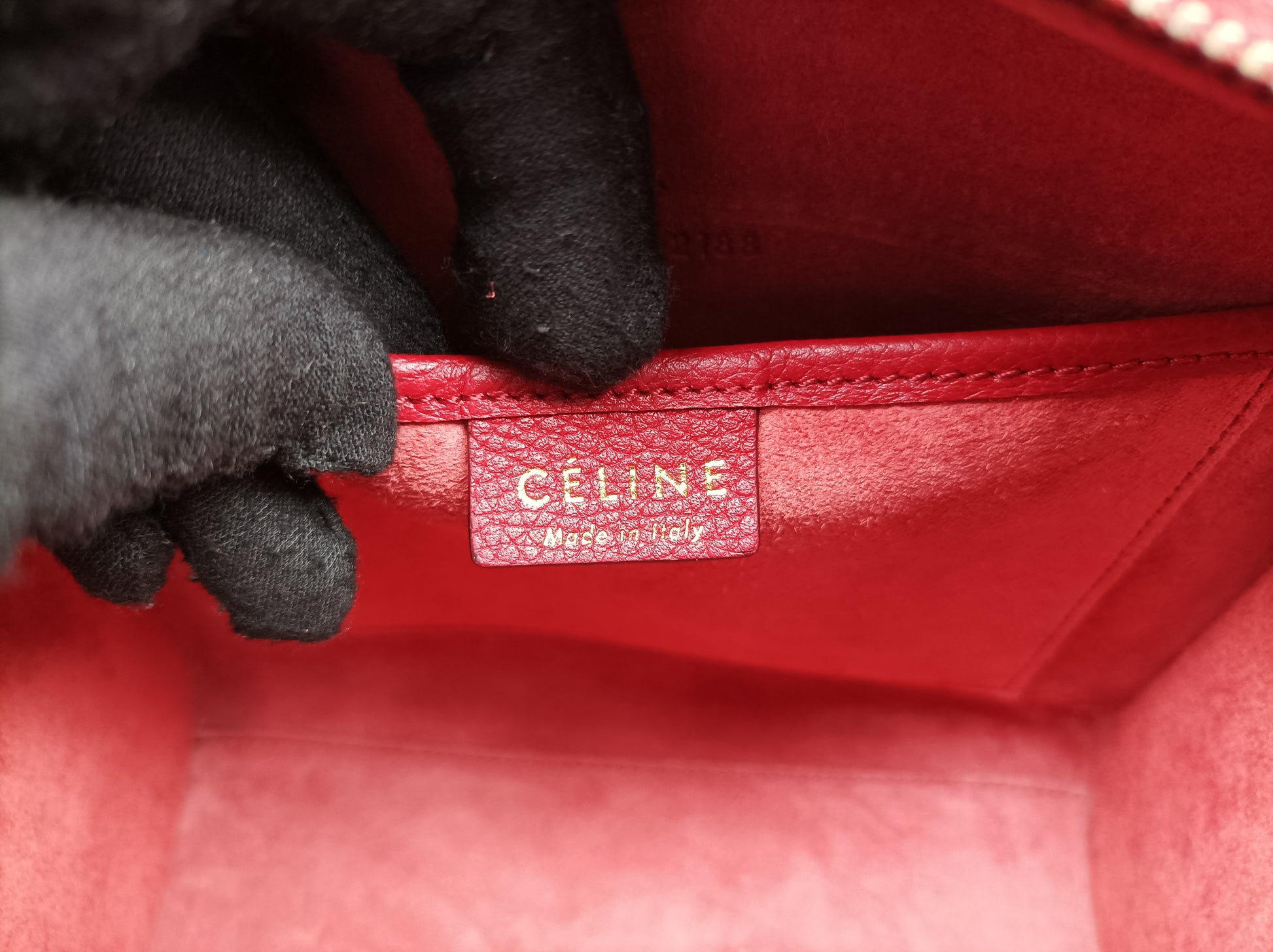 セリーヌ Celine ショルダーバッグ レディース レッド W-CU-2188