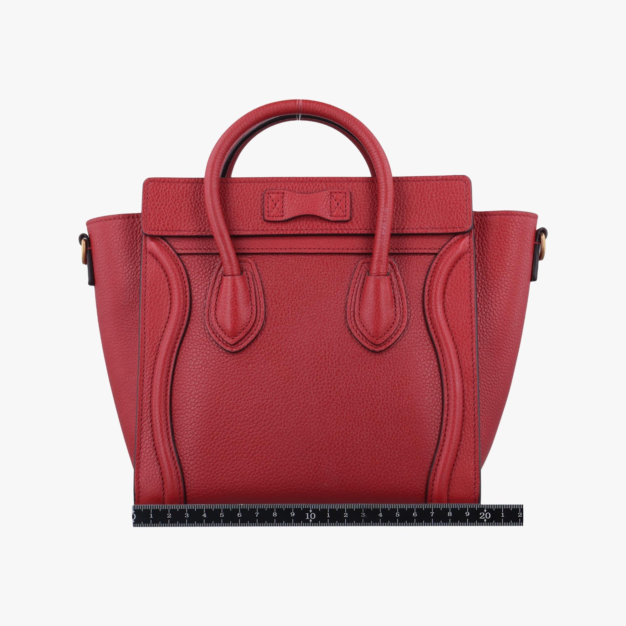 セリーヌ Celine ショルダーバッグ レディース レッド W-CU-2188