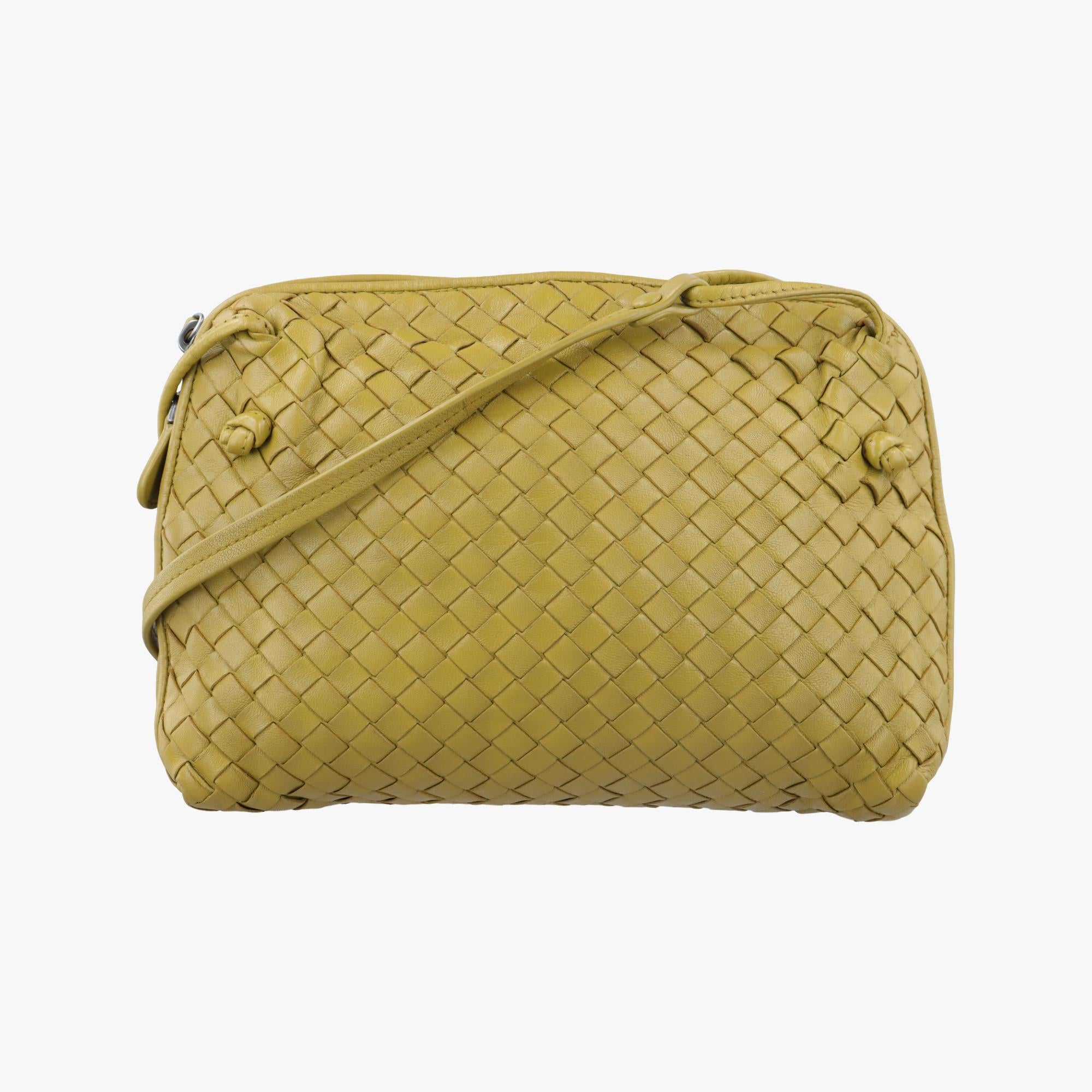 ボッテガヴェネタ Bottega Veneta ショルダーバッグ レディース ノディーニ イントレチャート グリーン ラムスキン B05554786X