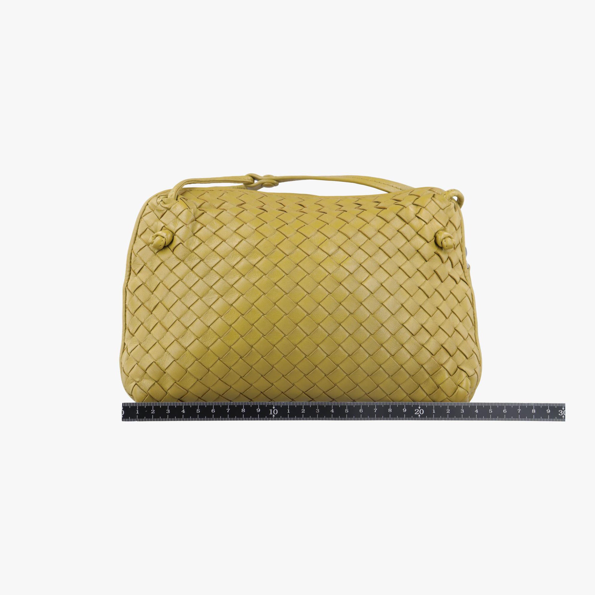 ボッテガヴェネタ Bottega Veneta ショルダーバッグ レディース ノディーニ イントレチャート グリーン ラムスキン B05554786X