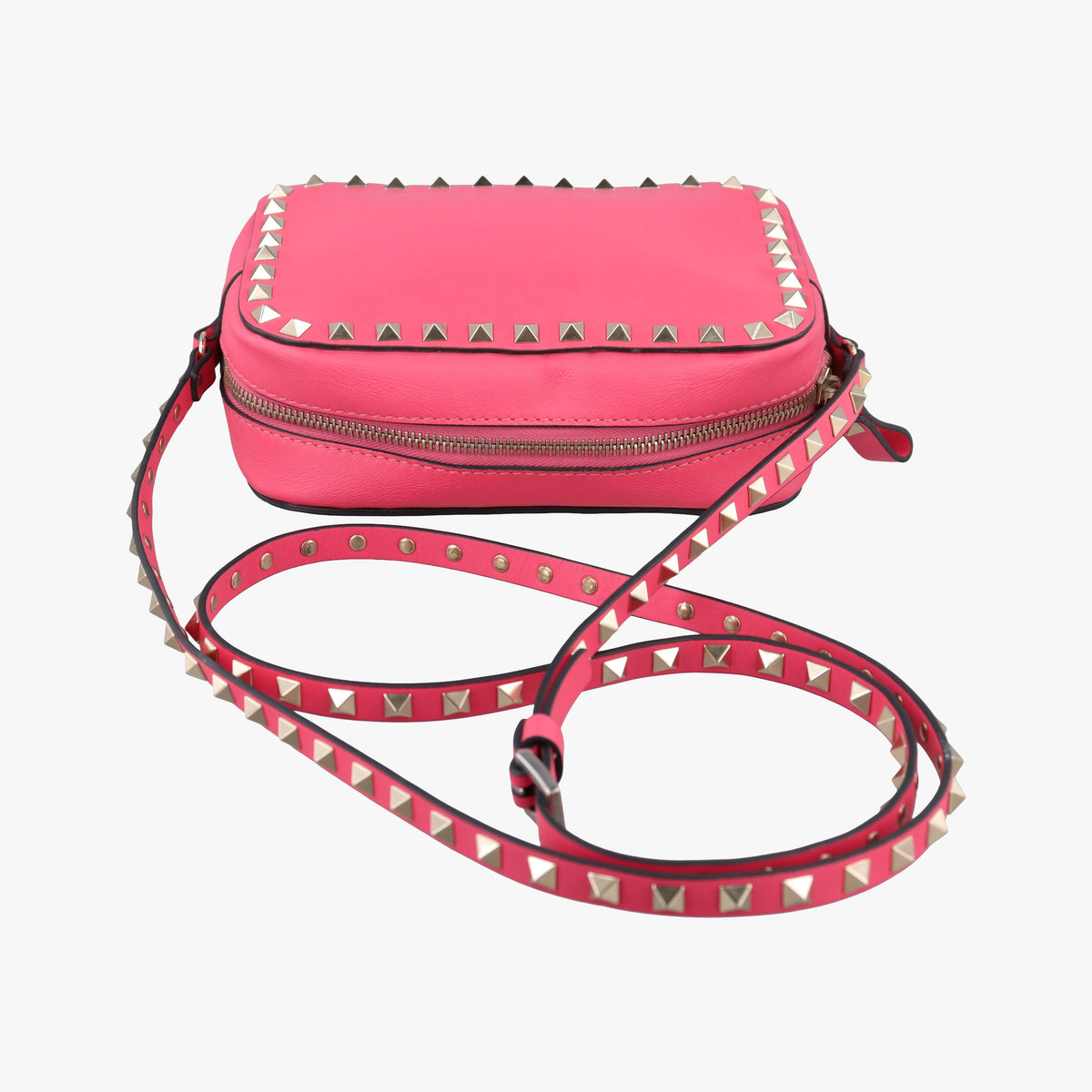 Rockstud Rose Leather TV H809BOL1ロックスタッズ ローズ レッド レザー TV H809BOL1