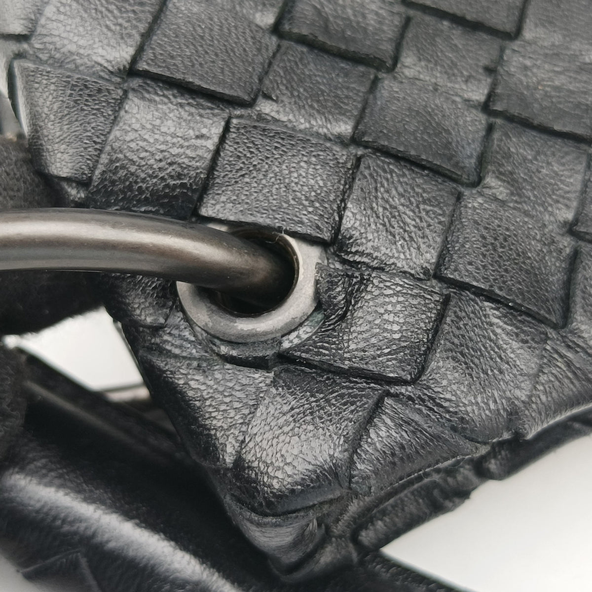Intrecciato Black lambskin B00177087Aイントレチャート ブラック ラムスキン B00177087A
