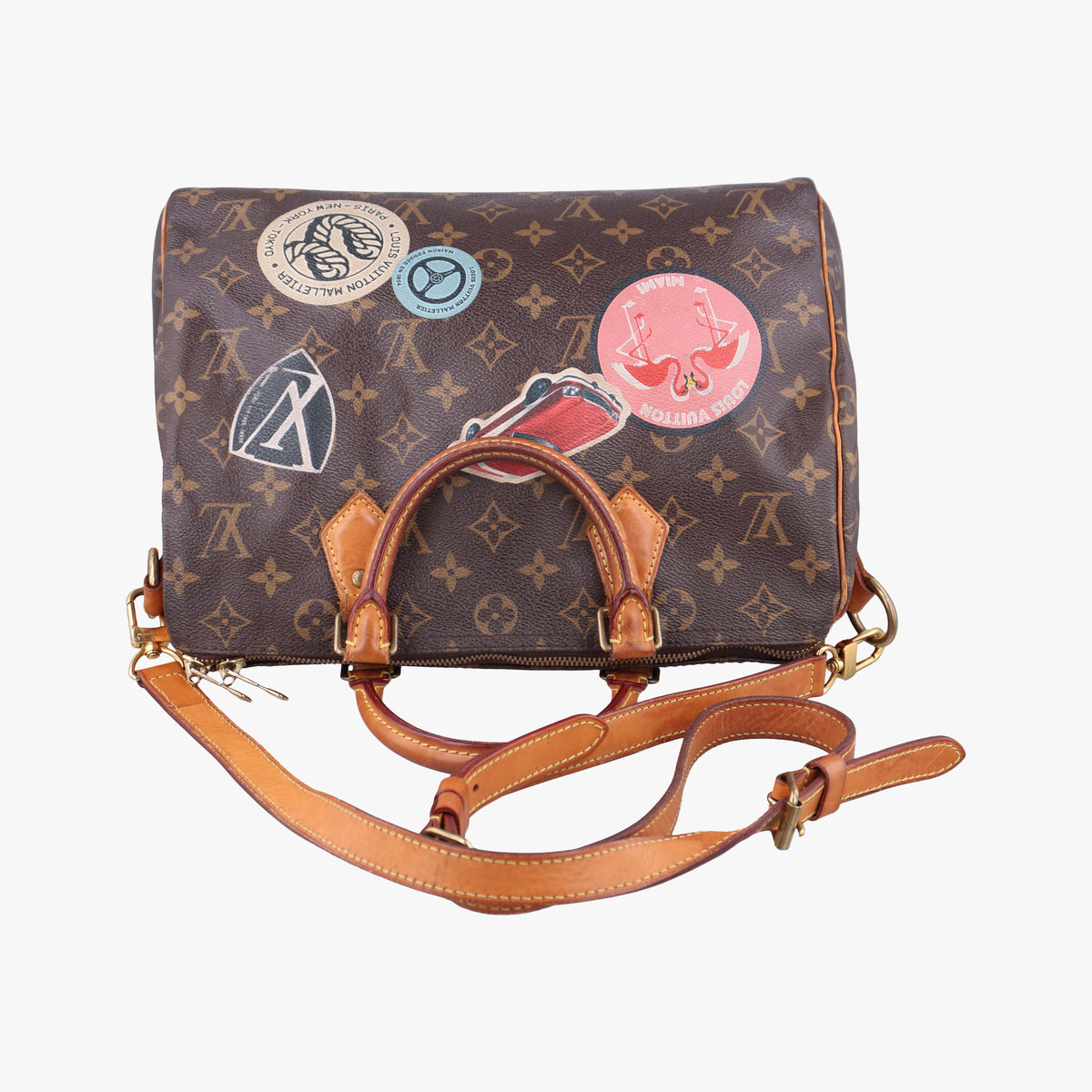 Speedy Bandouliere 30 world tour BROWN×MULTI Monogram Canvas M43231 SP3156スピーディバンドリエール30 ワールドツアー モノグラム/ブラウン×マルチ モノグラムキャンバス M43231 SP3156