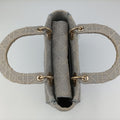 Lady Dior D-lite Grey Jacquard 50-MA-0280レディディオール D-lite グレー ジャガード 50-MA-0280