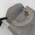 Lady Dior D-lite Grey Jacquard 50-MA-0280レディディオール D-lite グレー ジャガード 50-MA-0280