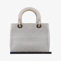 Lady Dior D-lite Grey Jacquard 50-MA-0280レディディオール D-lite グレー ジャガード 50-MA-0280
