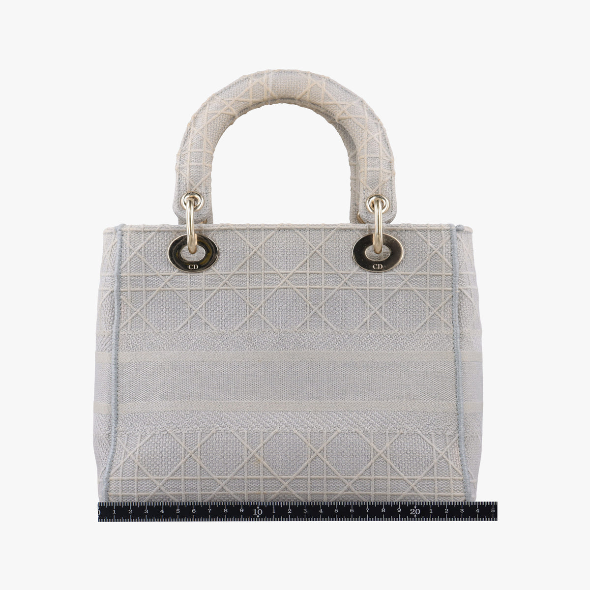 Lady Dior D-lite Grey Jacquard 50-MA-0280レディディオール D-lite グレー ジャガード 50-MA-0280