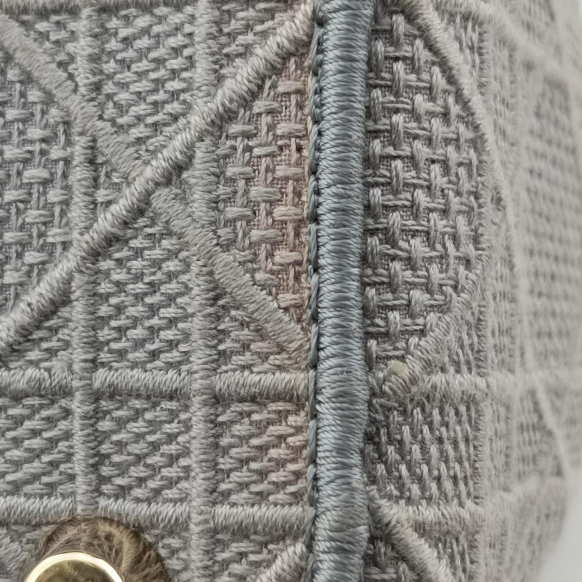 Lady Dior D-lite Grey Jacquard 50-MA-0280レディディオール D-lite グレー ジャガード 50-MA-0280