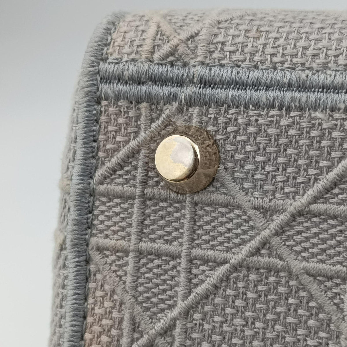 Lady Dior D-lite Grey Jacquard 50-MA-0280レディディオール D-lite グレー ジャガード 50-MA-0280