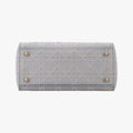 Lady Dior D-lite Grey Jacquard 50-MA-0280レディディオール D-lite グレー ジャガード 50-MA-0280