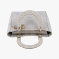 Lady Dior D-lite Grey Jacquard 50-MA-0280レディディオール D-lite グレー ジャガード 50-MA-0280