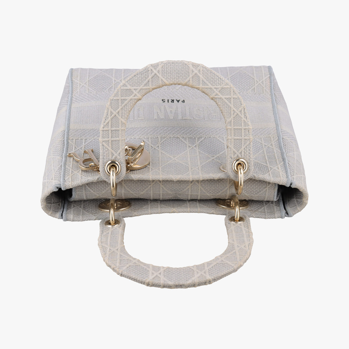 Lady Dior D-lite Grey Jacquard 50-MA-0280レディディオール D-lite グレー ジャガード 50-MA-0280