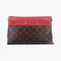 PALLAS Chain Brown×CERISE Monogram Canvas×calf leather M41201 CA2117 IC Chipパラス チェーン モノグラム/ブラウン×スリーズ モノグラムキャンバス×カーフレザー M41201 CA2117 ICチップ