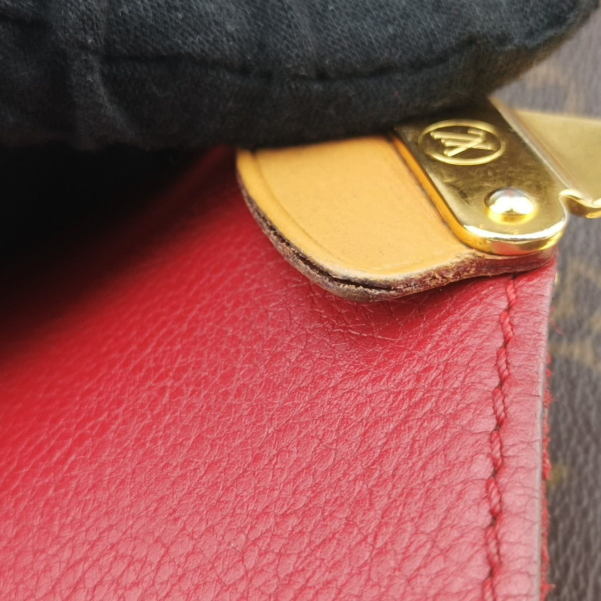 PALLAS Chain Brown×CERISE Monogram Canvas×calf leather M41201 CA2117 IC Chipパラス チェーン モノグラム/ブラウン×スリーズ モノグラムキャンバス×カーフレザー M41201 CA2117 ICチップ