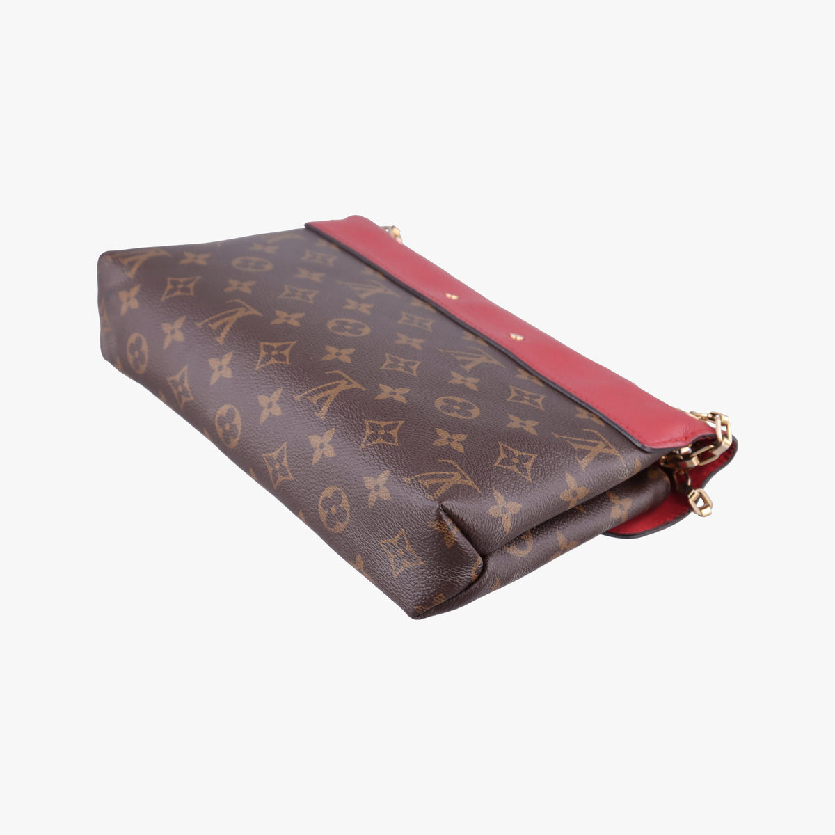PALLAS Chain Brown×CERISE Monogram Canvas×calf leather M41201 CA2117 IC Chipパラス チェーン モノグラム/ブラウン×スリーズ モノグラムキャンバス×カーフレザー M41201 CA2117 ICチップ